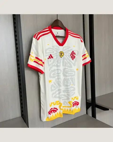 Camisa Consciência Negra Internacional 23/24 Adidas — foto frontal